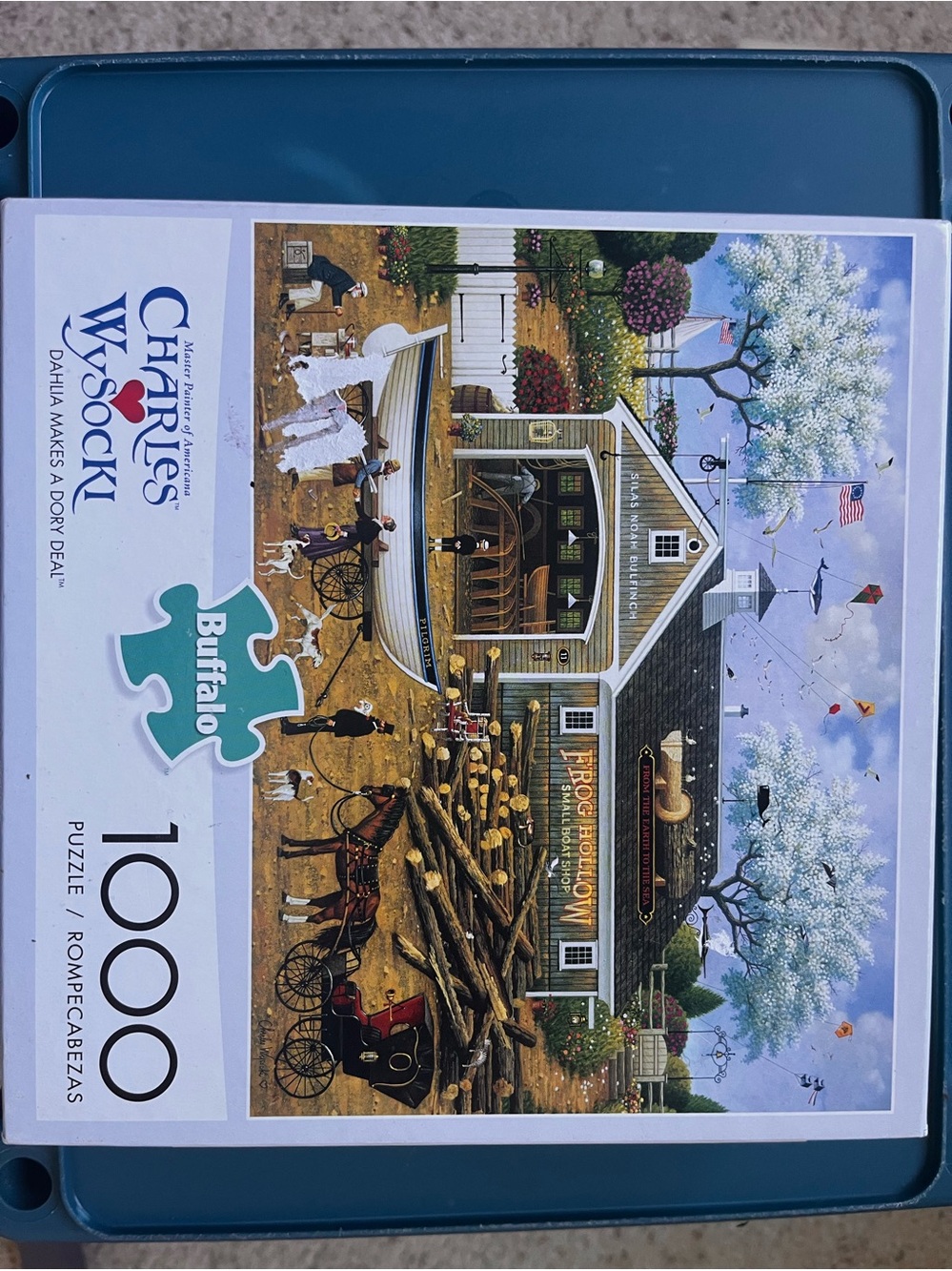 Charles Wysocki Buffalo 1000-Piece Puzzle — dahlia makes a Dory Deal